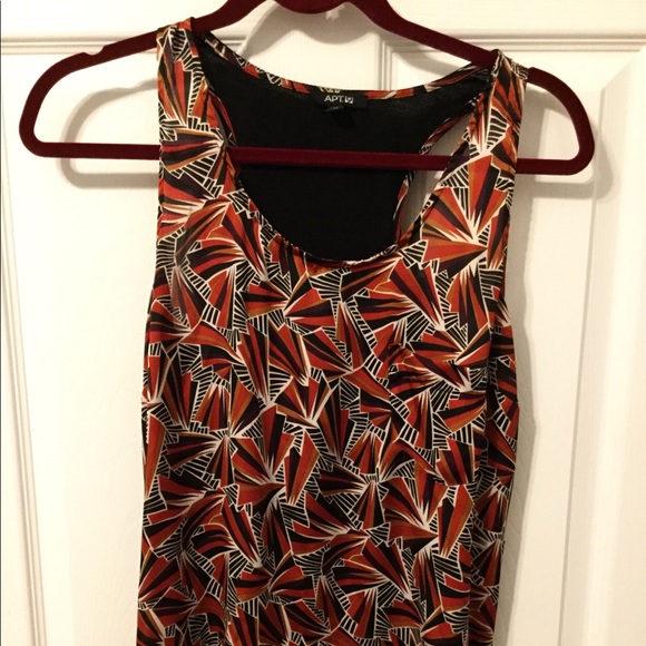 Apt 9 Satin Geometric Tank - Picture 2 of 4